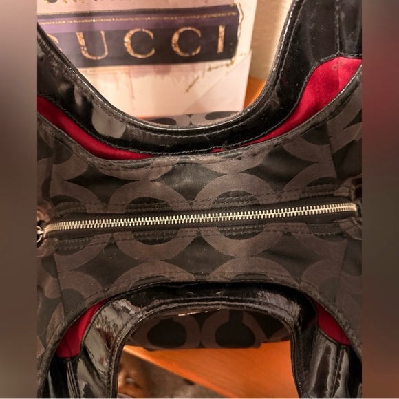 Coach Black and Gray Shoulder Bag - Picture 9 of 9